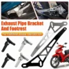 Rear Footrest with Exhaust Bracket