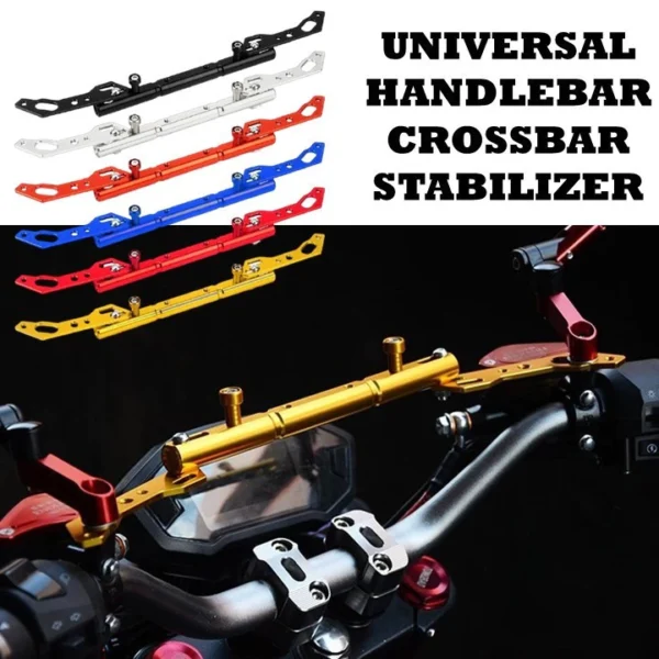 Random Motorcycle Balancer Bar Universal Multifunctional Handlebar Cross Bar Stabilizer Bar Phone Holder Bracket Bar Adjustable