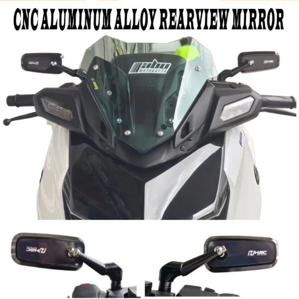 Universal Aluminum Alloy Rearview Mirror