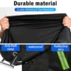 3 Layer Motorcycle Cover Waterproof Rain Dust Cover UV Protective Cover Outdoor Motor Cover Reflective