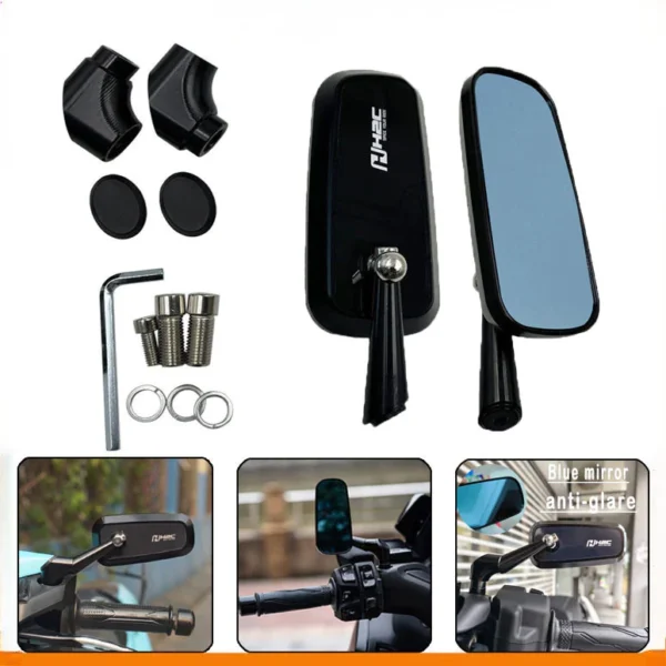 Universal Aluminum Alloy Rearview Mirror