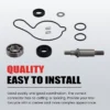 Motorcycle Water Pump Repair Kit For YAMAHA YFZ450 YFZ450R YFZ450X 2004 2013