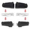 Motorcycle Rear Footpegs Plate Footrest Rubber Pad Cover For BMW R1200GS ADV 2014 2019 LC 2013 2019 R1250GS