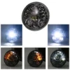 Universal LED Headlight LED DRL Hi Lo 36W Motorcycle Turn Light Daytime Running Headlamp