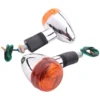 Motorcycle Turn Signals Bullet Front Rear Lights For Honda Kawasaki